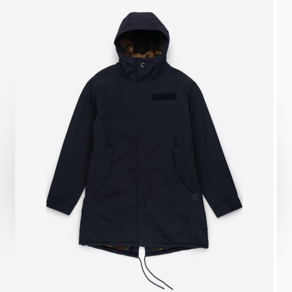 Herschel Supply Co fishtail hooded Sherpa parka